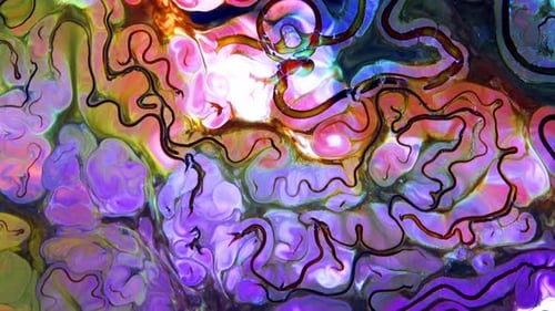 Abstract Colorful Ink Movements Spreads On Water Texture 1042