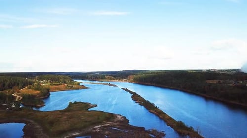Autumn Landscape On The Western Dvina River Near The Village Of Verkhovye 01
