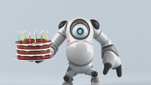 Großer Roboter - 3D-Animation