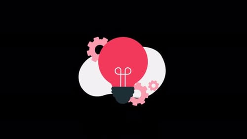 Creative Idea Concept Animation Video - Transparent