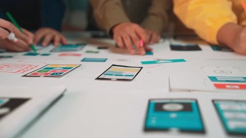 Team Collaborate on Mobile App Design and Development