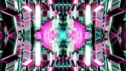 Crystal Vj Loop Background Equalizer For Party With Blue And Pink Colores HD