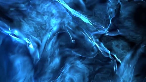 abstrakte blaue Wasserwellenanimation 3D-Hintergrund