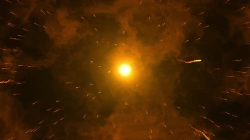 Explosion de paillettes 4K | Animation de rafales de particules scintillantes