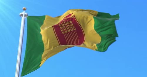 Drapeau Dobrich, Bulgarie