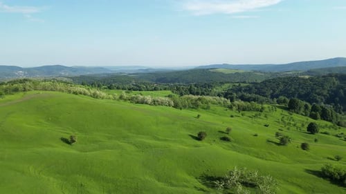 Gorgeous View of Aerial Nature 4k