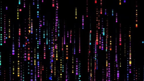 Gradient color particle rain line background . Abstract vertical lines background.