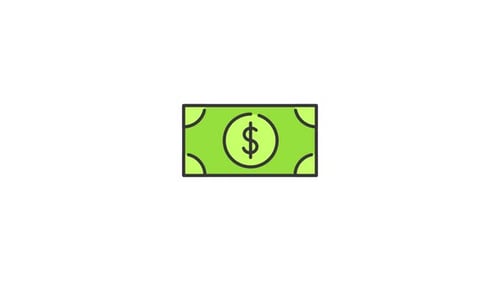 Dollar icon animation