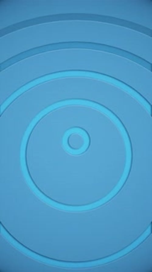 Vertical Video - Blue Halftone Geometric Shapes Abstract Background