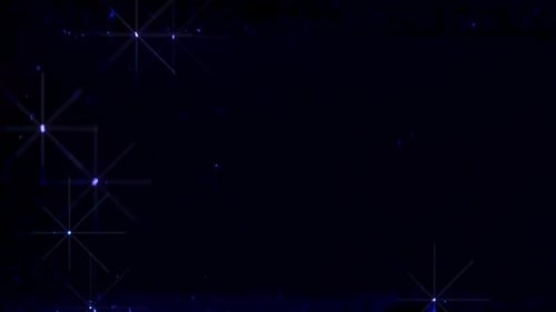 Twinkling Blue Starfield Background Animation