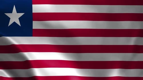Liberia Flag Animation