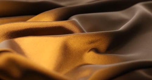 Brown Wavy Fabric with Soft Lighting Background Texture