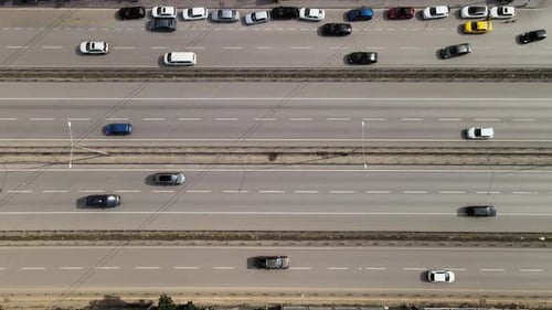traffic aerial view