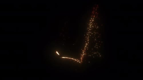 High Speed Sparks Trail Energy Blade Slash Effect