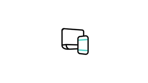 Animiertes Laptop-Symbol