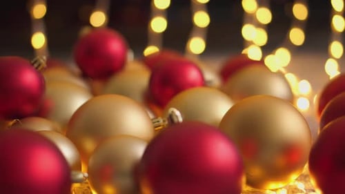 Christmas Ornaments with Twinkling Lights Holiday Decoration