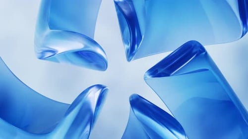 Fondo de geometrías curvas abstractas