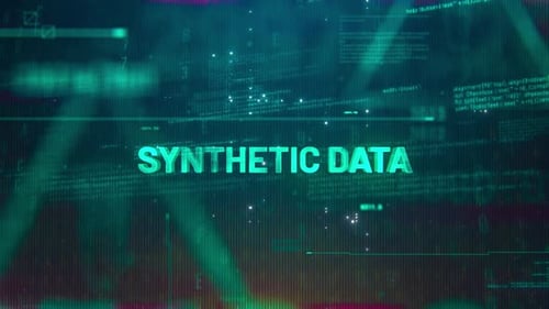 Futuristic Digital Data Code Background Animation