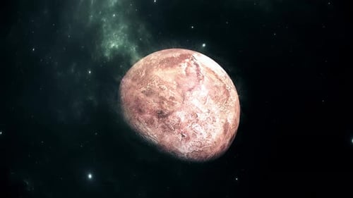 Realistic Rotating Planet in Deep Space