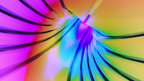 Vibrant colors swirl abstractly