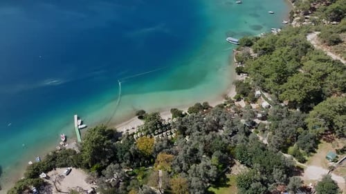 Aerial View of Ölüdeniz Beach, Turkey