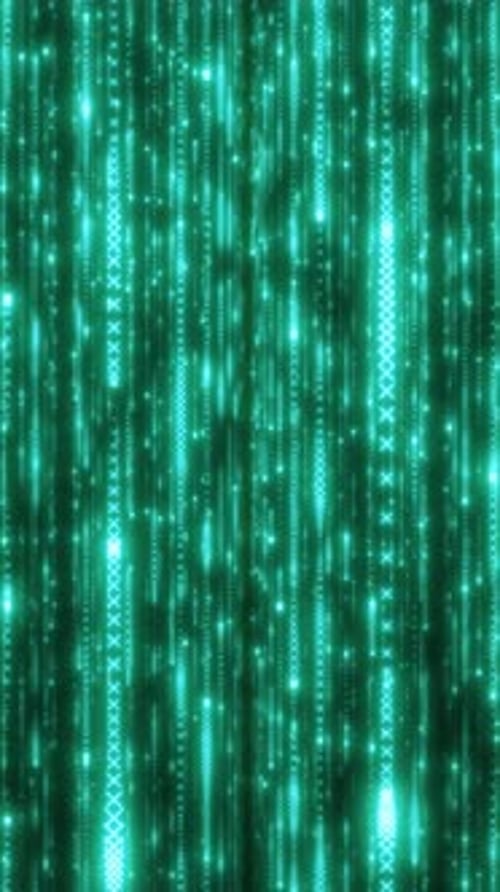 Glowing Vertical X Particles Loop Background