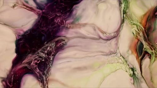 Abstract Ink Paint Diffusion Shapes Of Spread 210