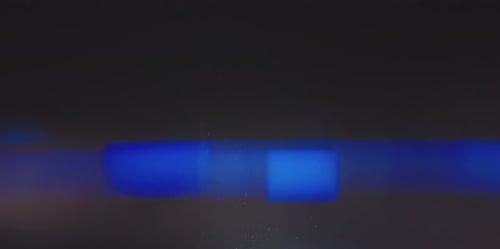 Dust Particles With Anamorphic Flare