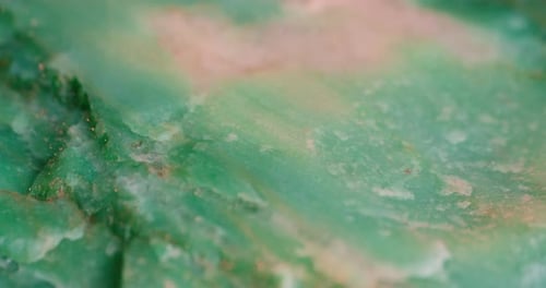Luxury Green Jade Mineral Surface with Macro Crystal Texture