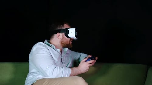 Angry Man Game Console and Vr Glasses