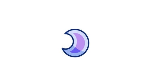 Animiertes Mondsymbol
