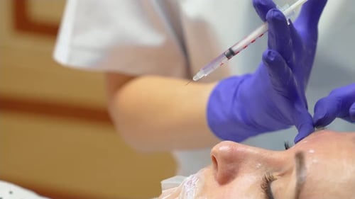 Medical Injection Procedure for Cosmetic Treatment