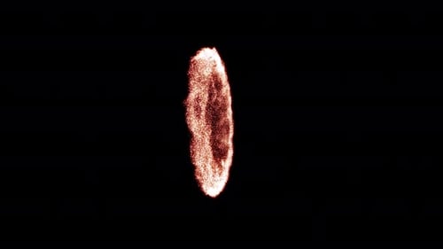 Dynamic Fluid Shimmering Particle Transition