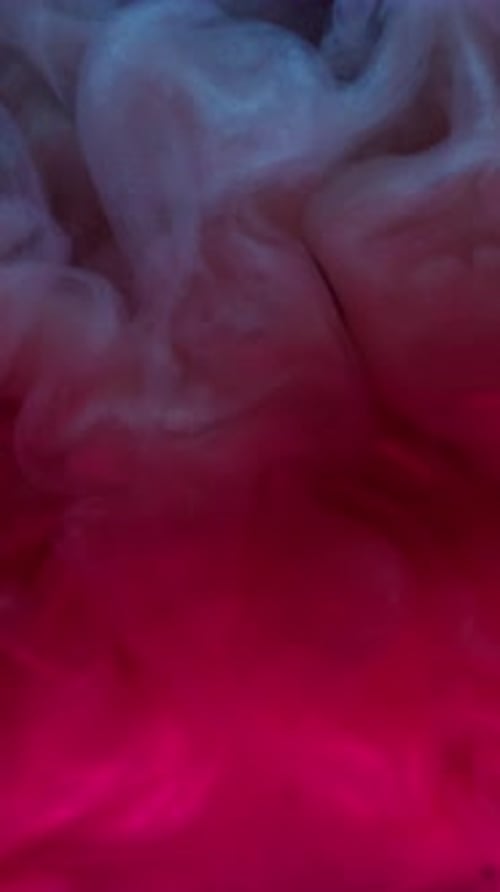 Colorful Liquid Mixing in Dreamy Vertical Abstract