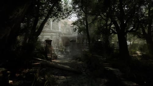 Mysterious Overgrown Pathway Leads to an Abandoned Historic Building