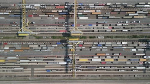 Container Terminal Top View