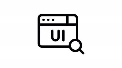 Animated Search Icon for User Interface