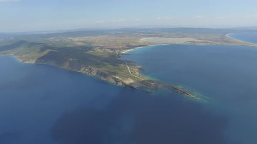 Canakkale - Luftaufnahme einer Lagune
