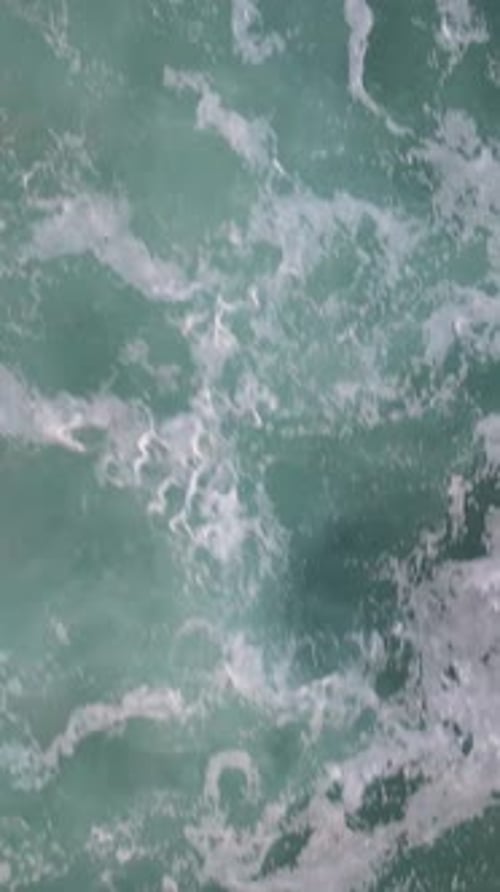 Ocean Waves Aerial View