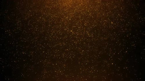 Gold Floating Dust Particles
