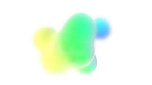 Abstract Colorful Fluid Blob Metaball Animation