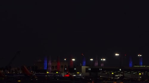 Lax Airport bei Nacht 2