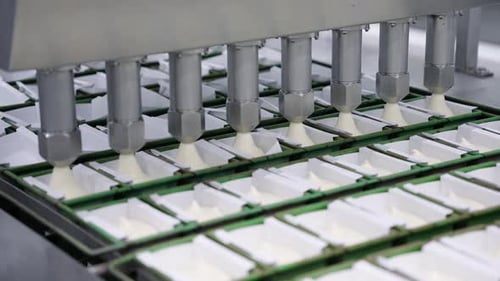 confectionery and bakery industry preparing dough and pastries