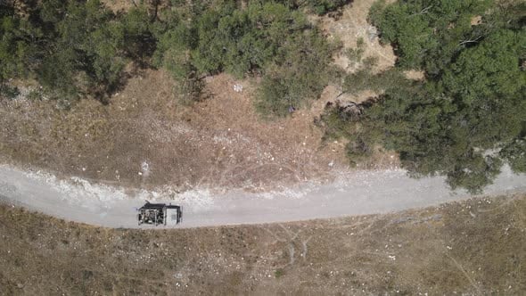 Israel Army squad soldiers on Humvee vehicles driving through training ...