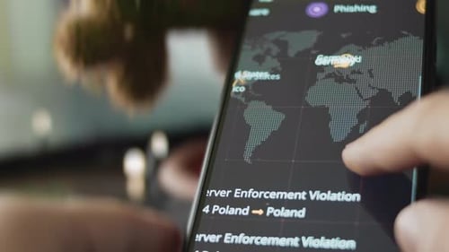 Worldwide Cyber Attacks Map Tracking Attacks on Smartphone