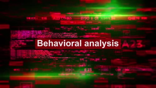 Behavioral Analysis Words Related To Hacking Hi Tech Backgrounds