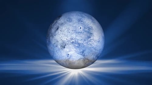 Fictional ERIS Planet animation