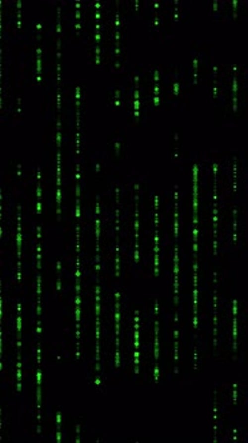 Data Vertical Lights Background Technologies Concept Development