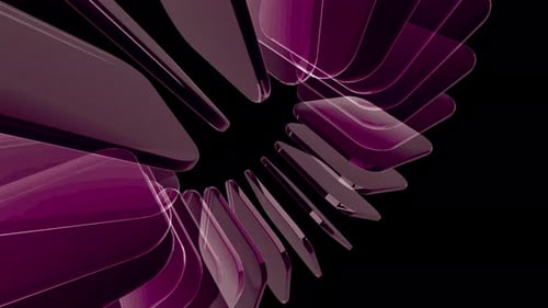 Dynamic Abstract Geometric Tunnel Loop Background