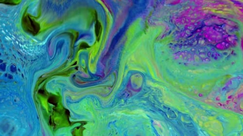 Abstract Galactic Ink Paint Concept Background 333
